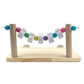 Tfwadmx Chinchilla Ledges Wood, Small Animal Lava Teeth Grinding Stone, Hamster Percy Ledges Wood Platform Chew Toys for Rat Gerbil Guinea Pig Chinchilla Parrot Chipmunk Squirrel Mouse