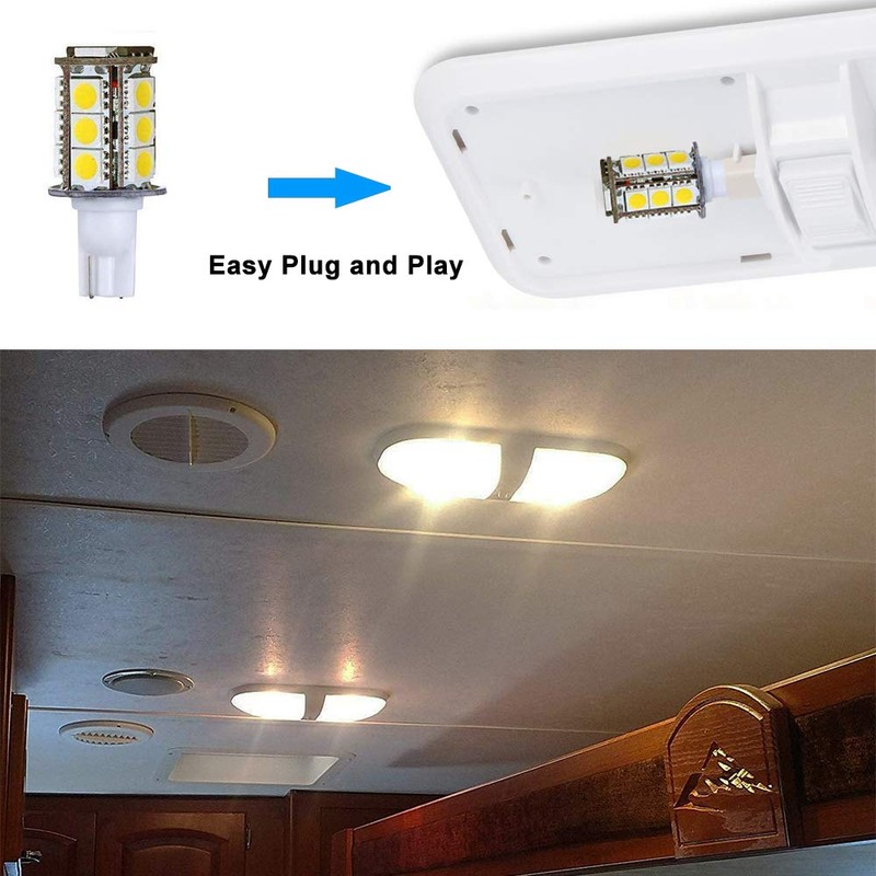 Makergroup T5 T10 Wedge Base LED Light Bulb High Brightness