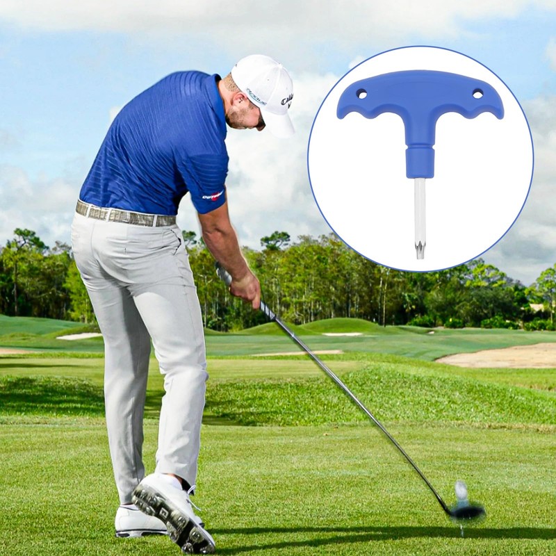 Pretwad Golf Key Driver, Adjustable Golf Driver Tool with Plastic
