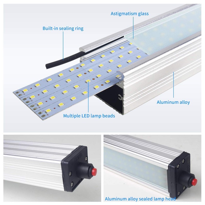 XINYIQI Magnetic Work Light, LED Machine Light with 44 LEDs,
