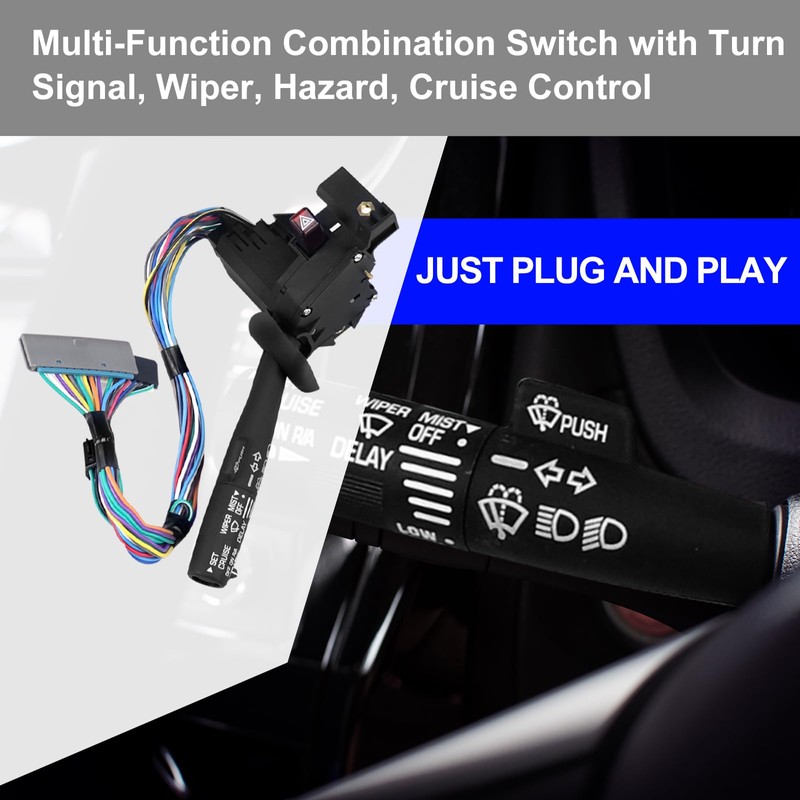 Multi-Function Combination Turn Signal Switch Wiper Hazard Cruise Control Switch