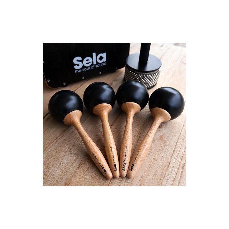 Sela Maracas - High Quality Percussion Instruments with Ergonomic Wooden