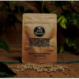 Phú Quốc White Pepper, Whole Peppercorns White for Pepper Mill, High-Quality Island Pepper, Hand-Picked Specialty Pepper, 50 g