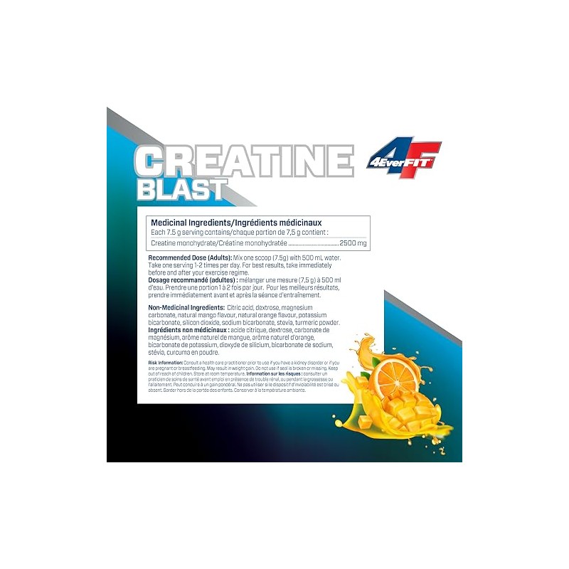 4EverFit Creatine Blast - Advanced Electrolyte Matrix - Citrus Mango