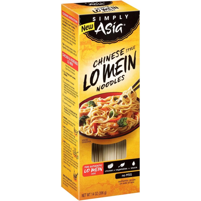 Simply Asia Chinese Style Lo Mein Noodles, 14 Oz (Pack