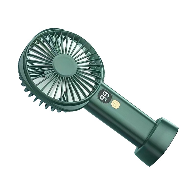 Portable Handheld Fan USB Rechargeable Battery Operated 5 Speeds Silent