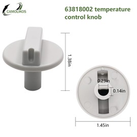 CAMOLIKOS 63818002 Temp Control Knob Fits for TPI63818002 Replacement Parts (2Pack)