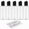DNSEN 5 Pack 3.4 oz Travel Bottles for Toiletries TSA