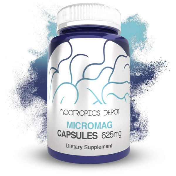 MicroMag Magnesium Capsules | 625mg | 30 Count | Contains 200mg of Elemental Magnesium