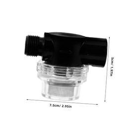 Hohopeti Inline Strainer Filter for Floor Scrubber Thread Filter for Improved Cleaning Performance Fine Mesh Water Strainer for Residential and Commercial Use