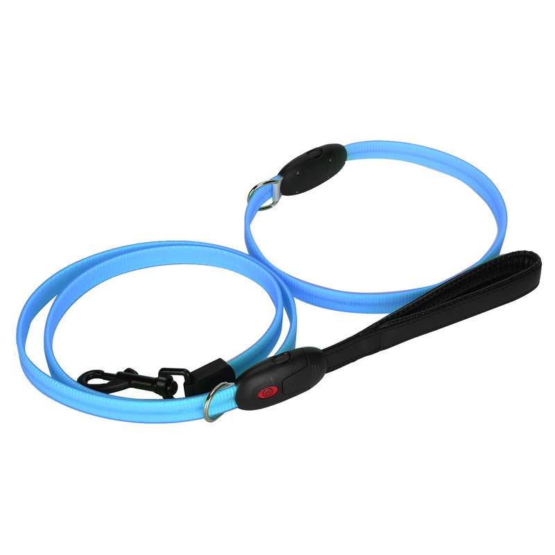 Outdoor Dog LED Collars with Leashes Set USB Rechargeable Pet