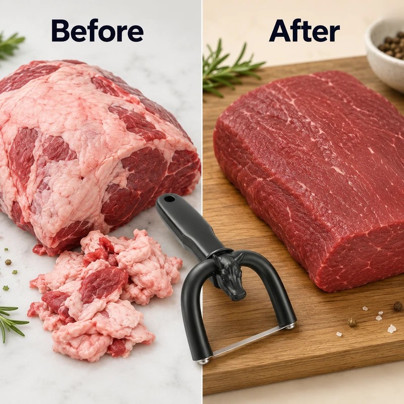 Handheld Meat Slicer for Beef & Pork – Black Manual