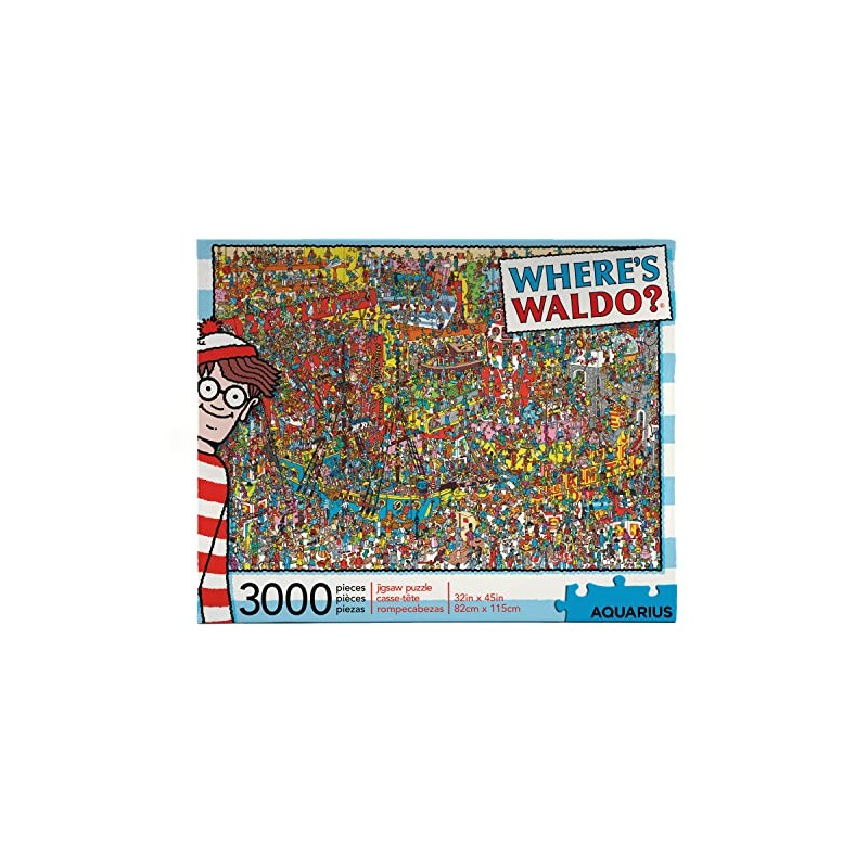 Aquarius Where's Waldo - Rompecabezas de 3000 Piezas