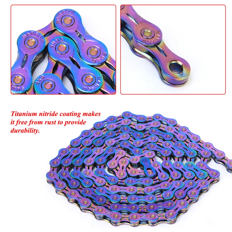 ZTTO Bike Steel Colorful Variable Speed Chain Accessory for Mountain