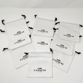 Coach New Coach Jewelry Drawstring Pouch Dust Bag Set of 9