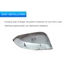 LAUBDGIE Left Driver Side Mirror Cover Cap Compatible with Toyota