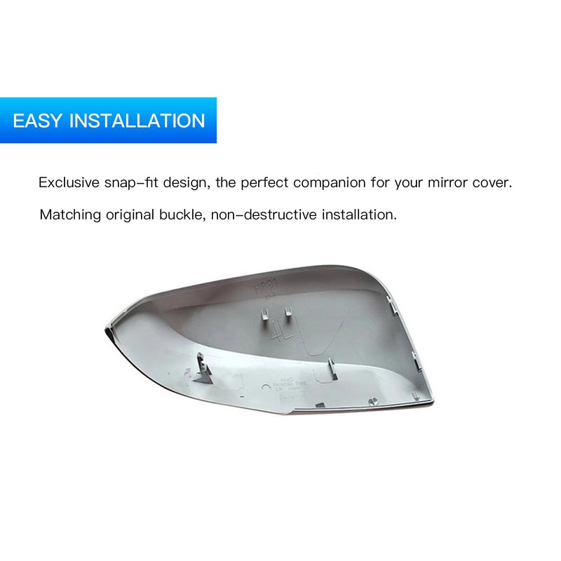 LAUBDGIE Left Driver Side Mirror Cover Cap Compatible with Toyota