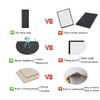 3 Packs of Leather Menu Covers for with Strong Wood