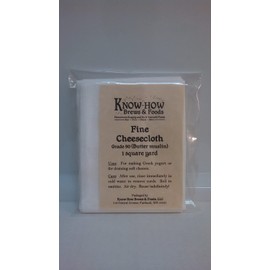 Fine Cheesecloth (Butter Muslin) - 1 sq yd Grade 90