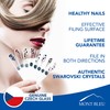 Mont Bleu Crystal Nail File hand decorated with crystals -