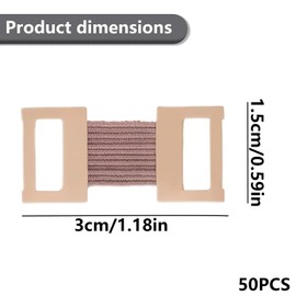 Bandage Clips, Pack of 50 Elastic Bandage Clips, Stretch Bandage Clips, Stretch Metal Clips, Clips for Various Bandages, Bandage Material