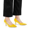 JOY IN LOVE Women's Shoes Low Heels Pointy Toe Kitten