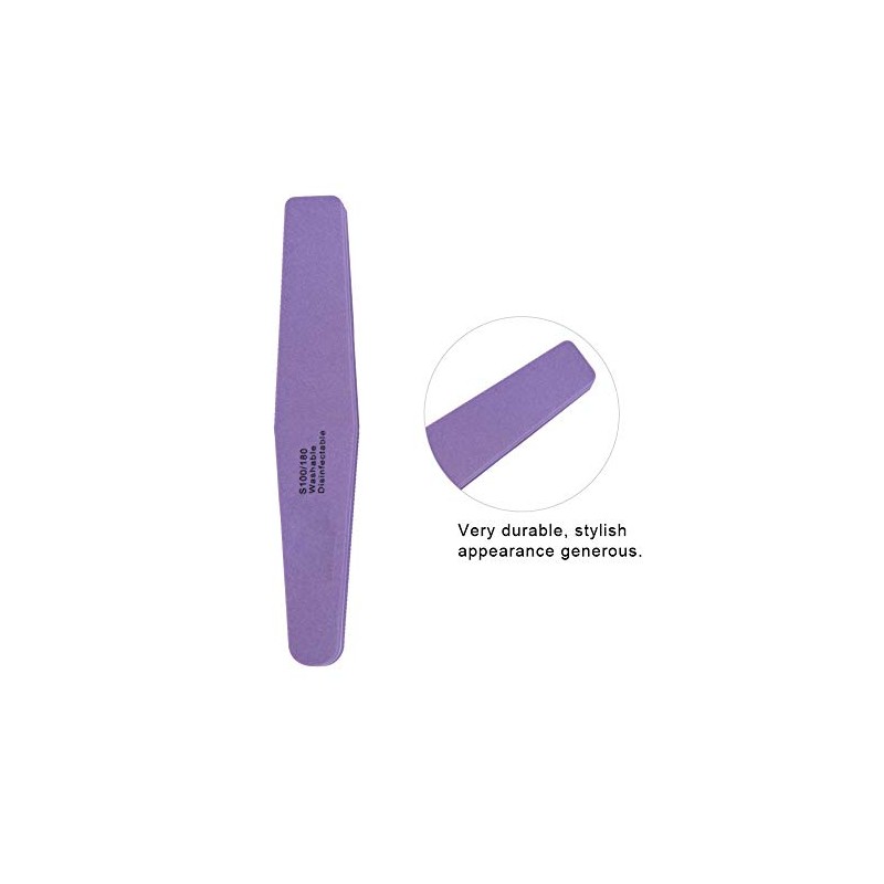 Limas de Uñas y Tampón, Kit de Lijado de Limas
