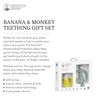 Matchstick Monkey, Antimicrobial Teething Gift Set - 1 Banana Shaped