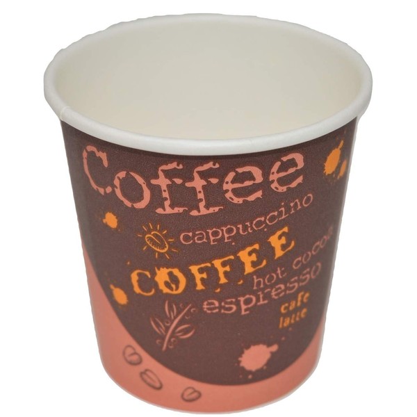 Disposable Espresso Coffee Cups - 4 Ounce - Design To Go Hot Cup - The Perfect Solution For Sampling And Enjoying Hot Drinks - 200 Count