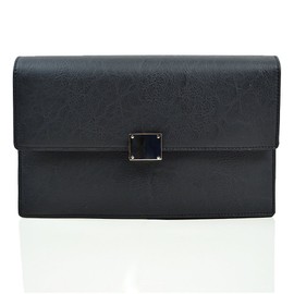 ESSEX GLAM Womens Envelope Clutch Bag Synthetic Leather Ladies Evening Shoulder Handbag