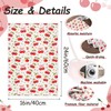 Fakindiy Cherry Kitchen Towels Set of 4,16x24 Inch Super Absorbent