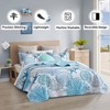 Tritard 3 Piece Coastal Quilt Sets King Size - Reversible