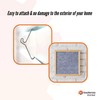 5 Pack 76mm (3") Brick Hooks - Wall Clips Hangers