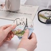Pretty Paris Romantic Eiffel Tower Coasters for Drinks Round Leather
