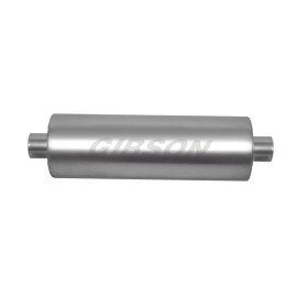 Gibson  BM0114 MWA Superflow Center/Center Round Muffler - 5x10in/3in Inlet/3in