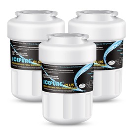 ICEPURE NSF/ANSI 53 Certified Premium RWF0600AH Replacement for MWF, MWFP, 197D6321P006, WFC1201, MWFA, PC75009, HDX FMG-1, GSE25GSHECSS, 46-9996, GSH25JSDDSS GWF Refrigerator Water Filter 3PACK