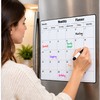 Magnetic Dry Erase Monthly Calendar for Refrigerator – Reusable Family