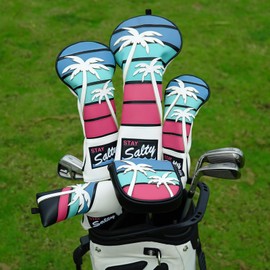 mytag Tropical DF3 Putter Covers, Coconut Tree Golf Putter Headcover for LAB DF3 Center Shaft Magnetic Closure