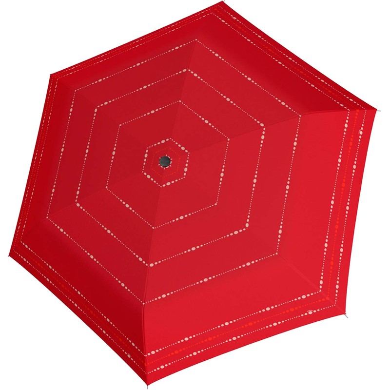 Doppler Fibreglass Havana Sydney Pocket Umbrella Red