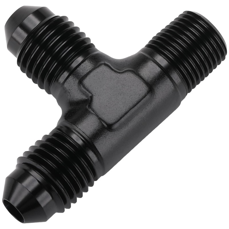 Podavelle 4AN Male Flare Tee to 1/8 NPT on Run