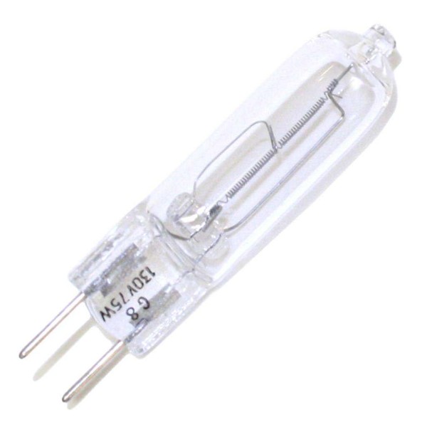 Higuchi JCD 6919 - 75 Watt Halogen Bi-Pin Light Bulb, G8 Base, 130 Volt Long Life