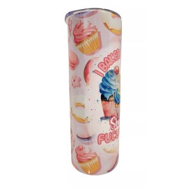 Jtumblers Shut The Fucupcakes Cup 20oz  Insulated Stainless Skinny Mug Travel Tumbler