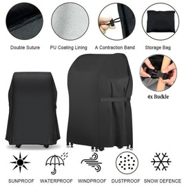 30 Inch BBQ Cover Outdoor Waterproof BBQ Grill Cover for Weber Spirit 210 Gas Grills, Barbecue Cover for Weber 7105 Grill, 2 Burner Grill Cover for Weber Spirit E-210 Grill – 76.2x66x109.2CM