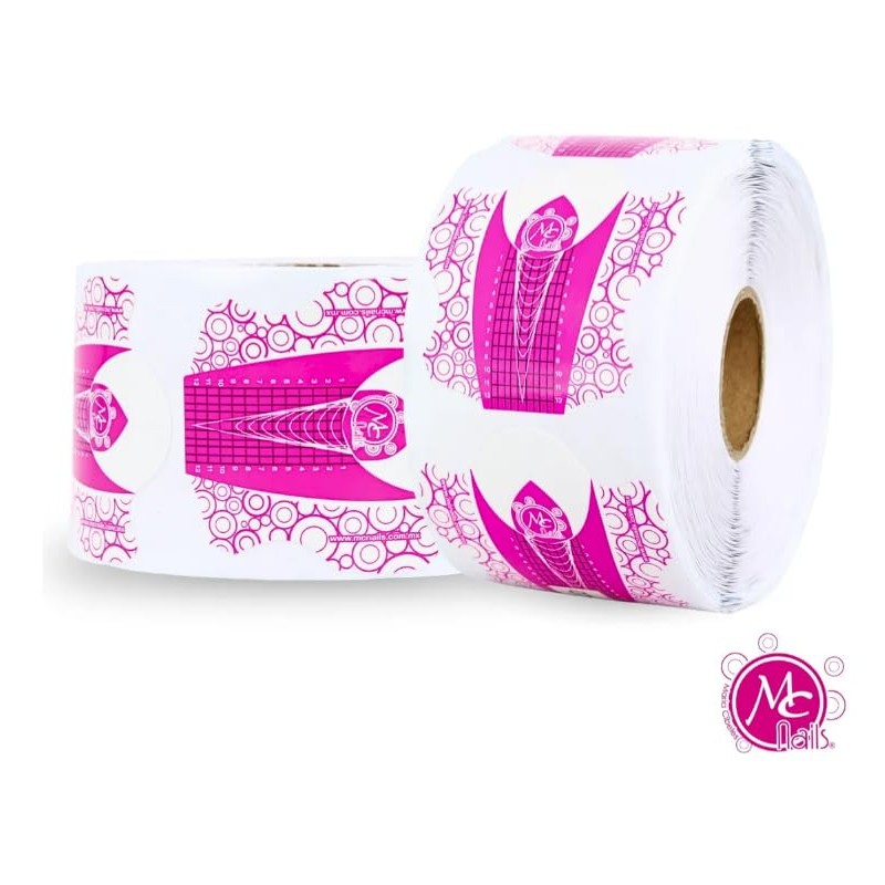 MC NAILS MARIA CIBELES Formas Esculturales para Uñas Acrílicas Rosas,