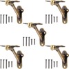 RealPlus Handrail Stair Brackets 5pcs Heavy Duty Hand Rail Bracket