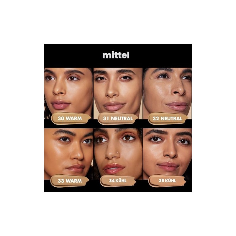 e.l.f. Soft Glam Foundation, Medium Coverage, Long-Lasting & Restorative Foundation