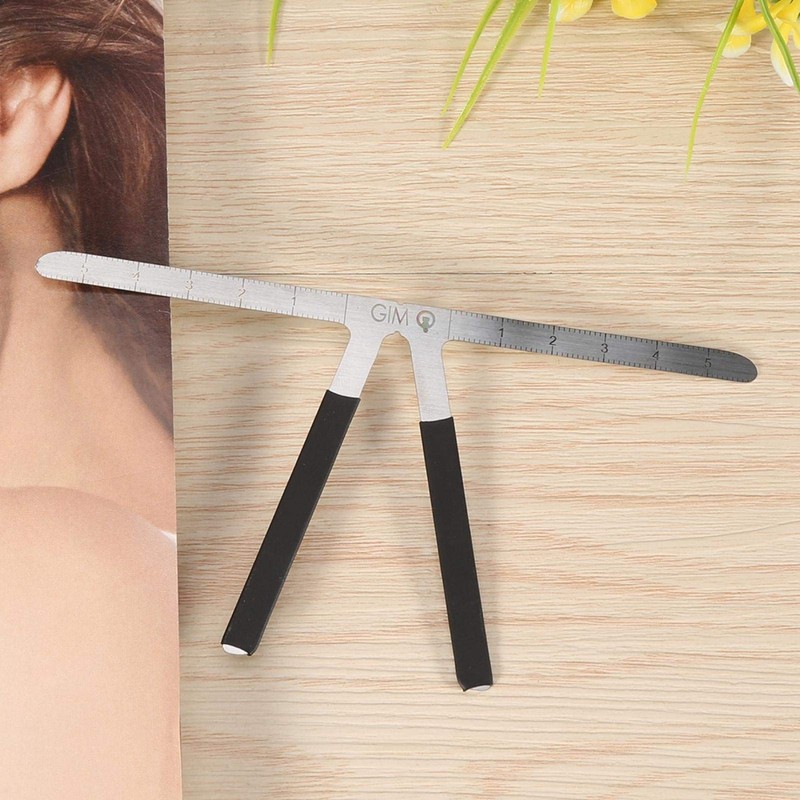 Make-up Measure 1 Piece Eyebrow Tattoo Ruler, Eyebrow Ruler, Durable
