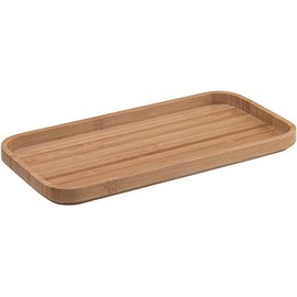 Gedy Ninfea Tablett, Bambus, 15 x 29,7 x 2