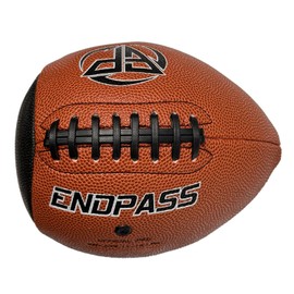 ENDPASS Pass and Catch Pass Back Football Training Practice Equipment for Youth Ball Handling Shooting Skill Improving Supplies (Brown, Size 3)
