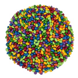 Kimmie Candy Sunbursts Colorful Chocolate Covered Sunflower Seeds, 5 Pounds in Original Bulk Manufacturer Packaging